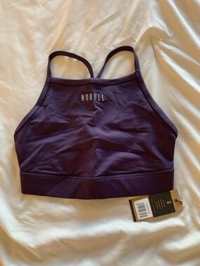 NOBULL Women's Deep Purple High-Neck Sports Bra